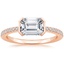 Emerald 14K Rose Gold Ingrid Diamond Ring