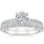 18K White Gold Luxe Heritage Diamond Ring (1/3 ct. tw.) with Constance Diamond Ring (1/3 ct. tw.)