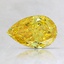 1.15 Ct. Fancy Vivid Yellow Pear Lab Created Diamond