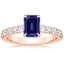 14KR Sapphire Luxe Anthology Diamond Ring (1/2 ct. tw.), smalltop view