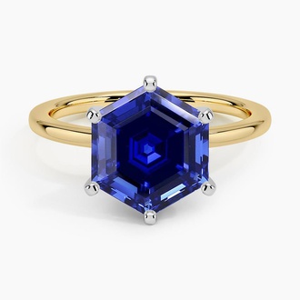 Petite Comfort Fit Six-Prong Sapphire Ring