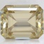 10x8mm Yellow Emerald Moissanite