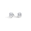 Oval Diamond Stud Earrings (1/2 ct. tw.) in 18K White Gold