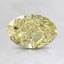 1.20 Ct. Fancy Intense Yellow Oval Colored Diamond