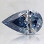 1.07 Ct. Fancy Vivid Blue Pear Lab Created Diamond