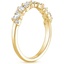 18K Yellow Gold Olivetta Diamond Ring, smallside view
