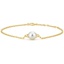 14K Yellow Gold Premium Akoya Cultured Pearl Bracelet (7mm), smalladditional view 1