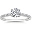 Platinum Lissome Diamond Ring (1/10 ct. tw.), smalltop view