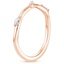 14K Rose Gold Willow Contoured Diamond Ring (1/10 ct. tw.), smallside view