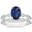 18KW Sapphire Joelle Diamond Bridal Set (3/4 ct. tw.), smalltop view