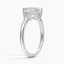 18KW Aquamarine Embrace Diamond Ring, smalltop view