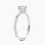 18KW Aquamarine Arctica Diamond Ring, smalltop view
