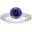 18KW Sapphire Luxe Anthology Diamond Ring (1/2 ct. tw.), smalltop view