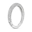 18K White Gold Aomori Diamond Ring, smallside view