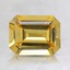 7.5x5.4mm Yellow Emerald Sapphire