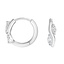 14K White Gold Petite Willow Lab Diamond Hoop Earrings (1/4 ct. tw.), smalladditional view 1