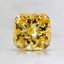 1.06 Ct. Fancy Vivid Yellow Cushion Lab Created Diamond