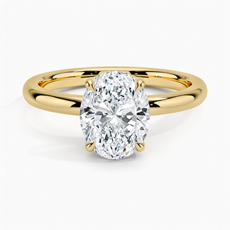 18K Yellow Gold Fairmined 2mm Solitaire Ring