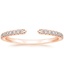 Rose Gold Luxe Sia Diamond Open Ring (1/5 ct. tw.)
