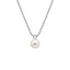 Silver Akoya Pearl Necklace 