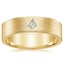 Yellow Gold Voyager Diamond Wedding Ring