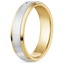 18K Yellow Gold Emery Diamond Wedding Ring, smallside view