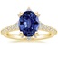 18KY Sapphire Arabella Diamond Ring (1/3 ct. tw.), smalltop view