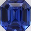 10.5x10.4mm Super Premium Blue Asscher Sapphire