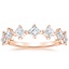 Rose Gold Plaza Diamond Ring (1 1/15 ct. tw.)