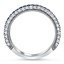 Multi-Row Diamond and Sapphire Band, smallside view