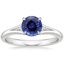 Sapphire Lena Diamond Ring in Platinum