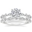 18K White Gold Versailles Diamond Bridal Set (3/4 ct. tw.)