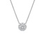  Lotus Flower Diamond Necklace 