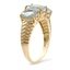 The Ivette Ring, smalltop view on a hand