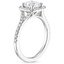 18KW Aquamarine Joy Diamond Ring (1/3 ct. tw.), smalltop view
