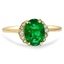 Modern Emerald Vintage Ring