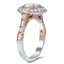 Two-tone Fancy Halo with Diamond Baguettes, smallview