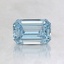 0.52 Ct. Fancy Intense Blue Emerald Lab Created Diamond