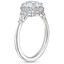 18KW Aquamarine Nadia Halo Diamond Ring (1/4 ct. tw.), smalltop view
