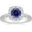 18KW Sapphire Estelle Diamond Ring (3/4 ct. tw.), smalltop view
