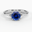 Sapphire Reverie Ring in Platinum