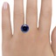 12mm Blue Round Lab Created Sapphire, smalladditional view 1