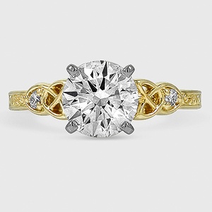 Celtic Engagement Ring Aberdeen Brilliant Earth