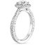 18K White Gold Contessa Diamond Ring, smallside view