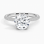 18K White Gold Valencia Diamond Ring (1/3 ct. tw.), smalltop view