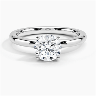 2mm Comfort Fit Solitaire Ring - Brilliant Earth