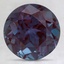 9mm Color Change Round Lab Grown Alexandrite