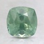 7.1x7mm Unheated Green Cushion Montana Sapphire