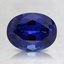 8x6mm Blue Oval Lab Grown Sapphire