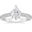Moissanite Luxe Sienna Diamond Ring (1/2 ct. tw.) in 18K White Gold